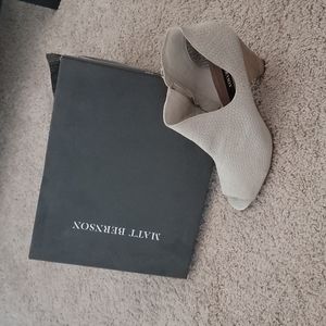 Matt Bernson Jagg Open Toe Booties, Sand, 10